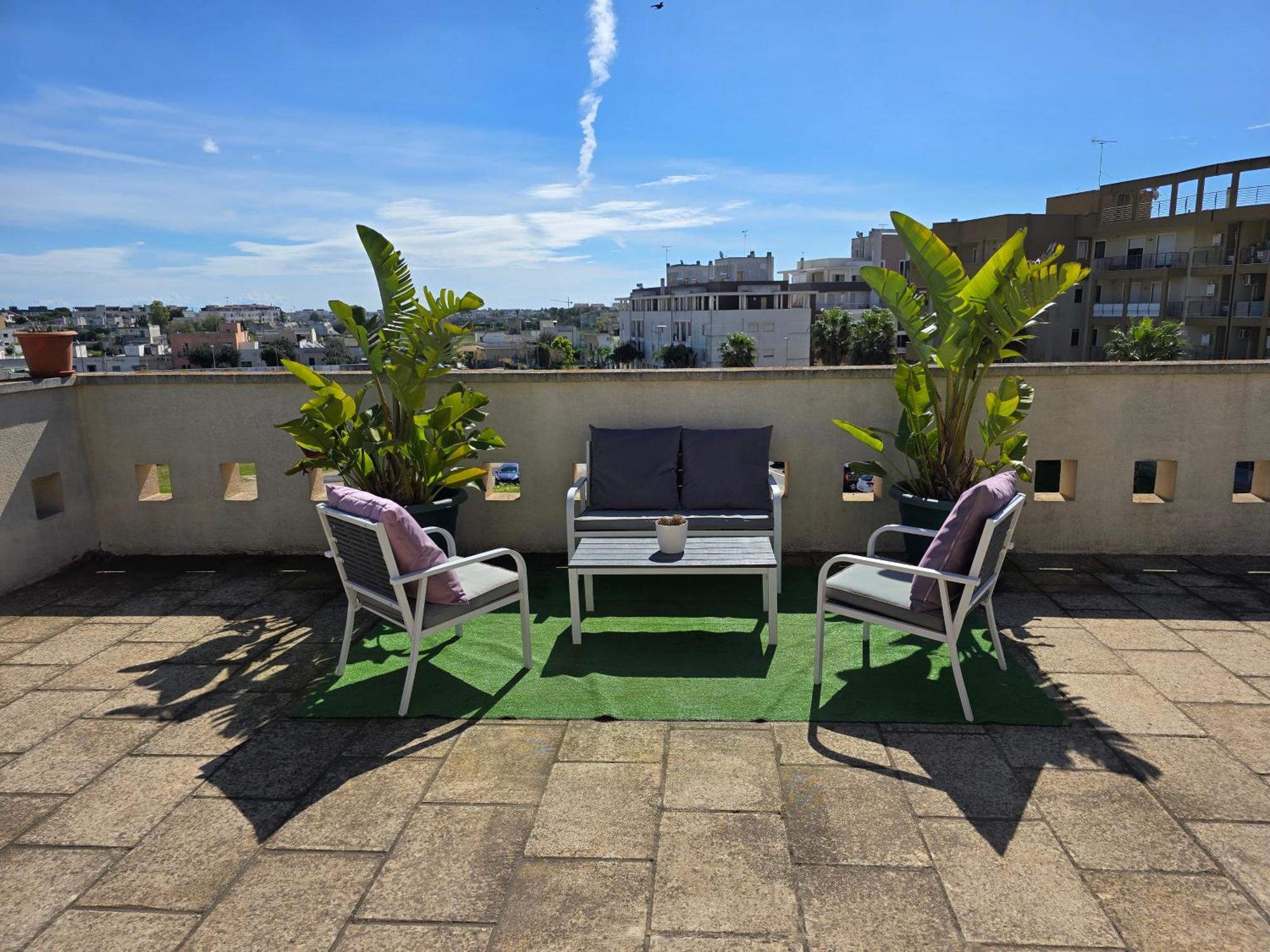 "Elle Home" Attico Panoramico Lecce Buitenkant foto